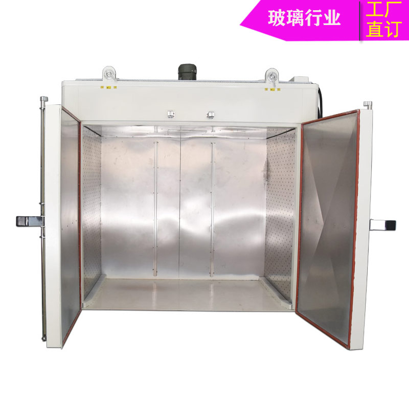 廠(chǎng)家訂做雙推車(chē)玻璃制品烘箱熱風(fēng)循環(huán)電子轉(zhuǎn)子配件恒溫烤箱